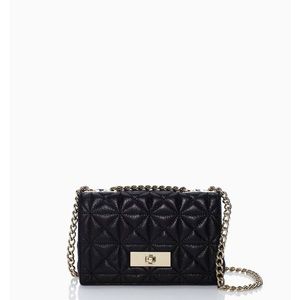 Kate Spade Black Quilted Shoulder Bag